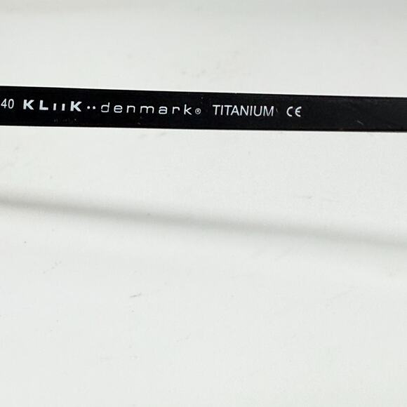 KLiiK Eyeglasses Frames Only, 523 614, 46-19-140 Full Rim Multicolor H19887 - Picture 6 of 7